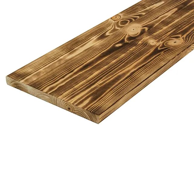 Rettenmeier Leimholze 'Antik' Kiefer geflammt 200 x 800 x 18 mm