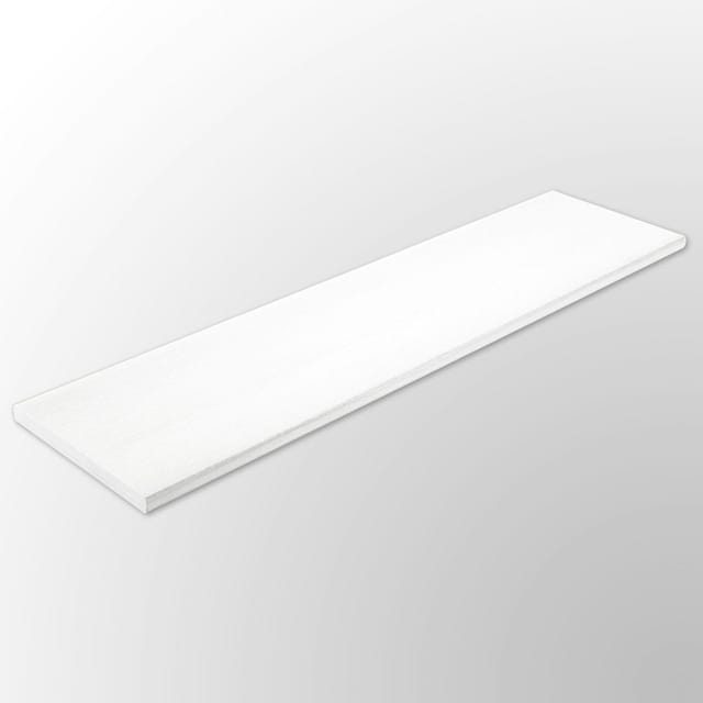 Regalboden beschichtet weiß 2000 x 200 x 16 mm