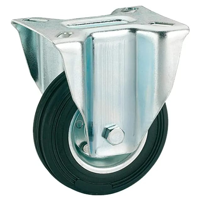 Dörner & Helmer Transportgeräte-Bockrolle mit Platte 125 mm