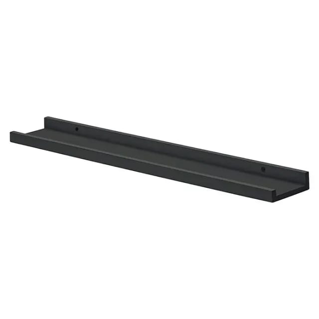 Dolle Wandregal 'Shelf+ Border' schwarz 600 x 90 x 30 mm