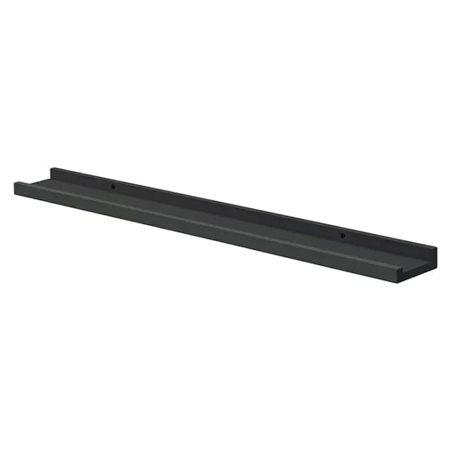 Dolle Wandregal 'Shelf+ Border' schwarz 800 x 90 x 30 mm