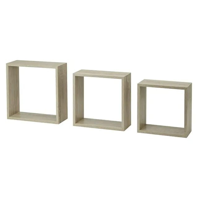 Dolle Wandregal-Set 'Shelf+ Frame' Eiche 300 x 300 x 117 mm