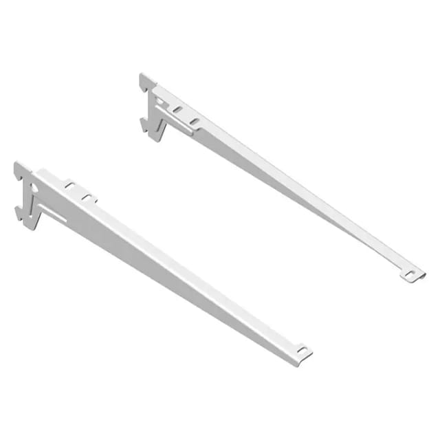 Element System Winkelträger weiß 38 cm 2 Stück
