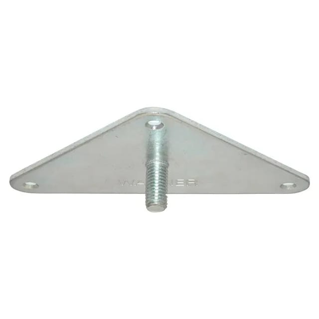 Wagner Anschraubplatte Metall M10 140 x 80 mm