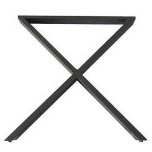 Tischbeine schwarz 70 x 71 cm 2 Stück