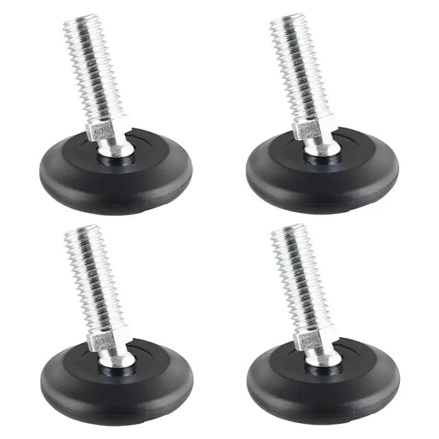 Wagner Verstellfüße schwarz Ø 3,7 x 2,5 cm 4 Stück