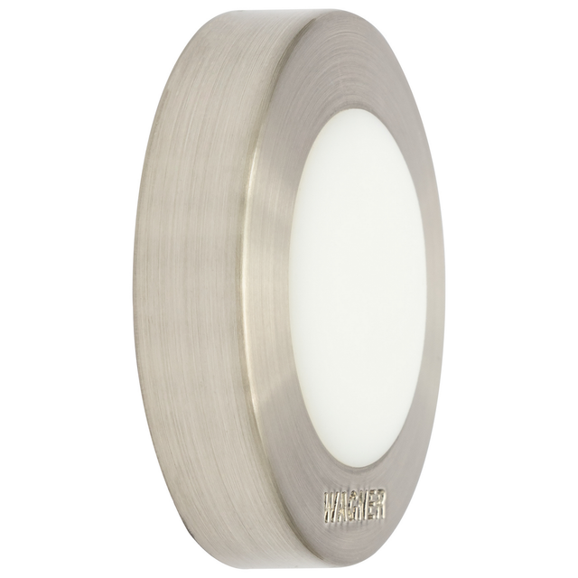 Wagner Wandtürstopper 'Screw or Glue Wall EH 5141' Zinkdruckguss edelstahlfarben Ø 38 x 10 mm