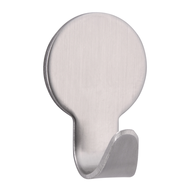 Siro Haken '2321' Edelstahl selbstklebend 1,8 x 2,8 x 1,3 cm, 3 Stück