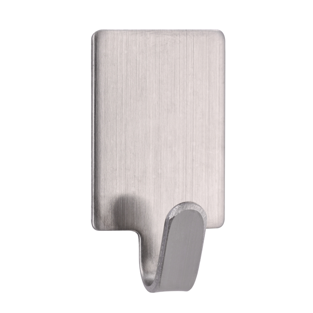 Siro Haken '2320' Edelstahl selbstklebend 1,7 x 3,2 x 1,1 cm, 3 Stück