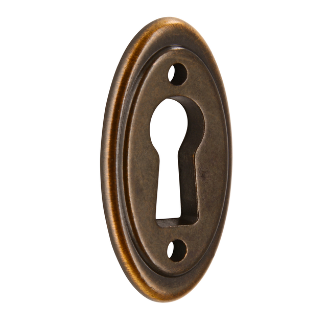 Siro Schlüsselschild altmessingfarben 22 mm