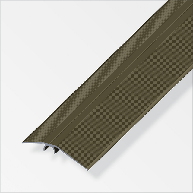 alfer Ausgleichsprofil 'clipstech®' bronzefarben 1000 x 56 mm