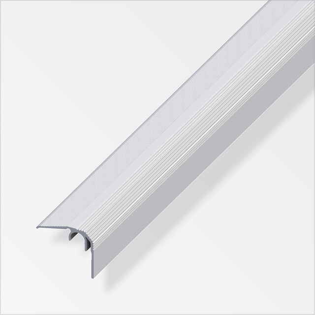 alfer Abschlussprofil 'clipstech®' silber 1000 x 27 mm