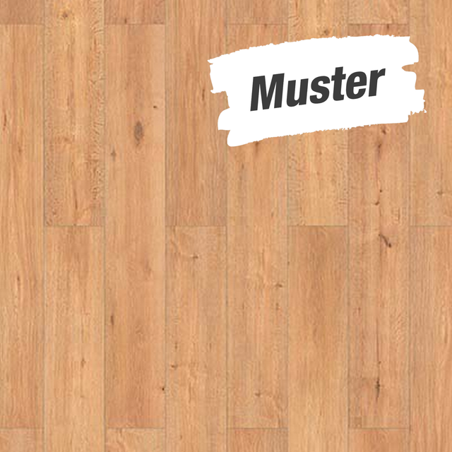 Muster zum Laminat 'Mediterran 4V' Eiche gehobelt 7 mm