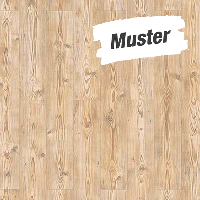 toom Muster zum Laminat 'Mediterran' Tauernfichte braun 7 mm