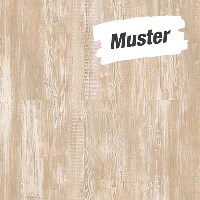 toom Muster zum Laminat 'Scandinavia 4V' Schlosseiche graubraun 8 mm