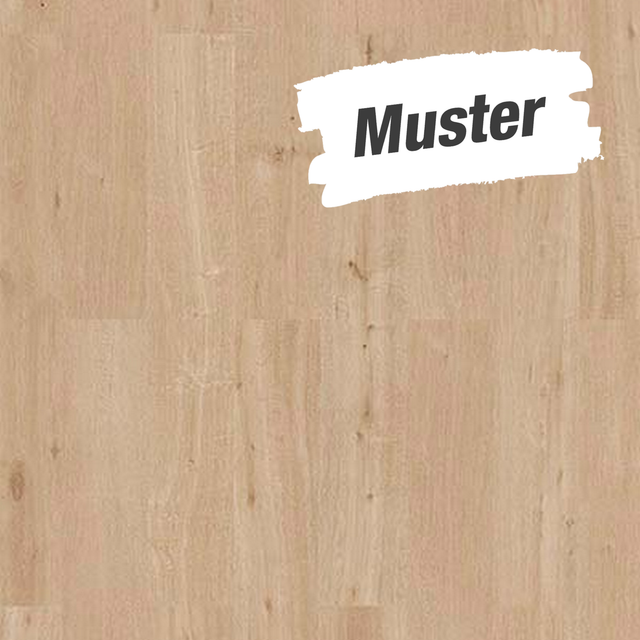 Muster zum Laminat 'Scandinavia 4V' Eiche Nebraska beige 7 mm