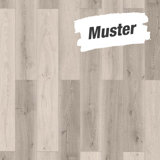 Muster zum Laminat 'Scandinavia' Kinger graubraun 7 mm