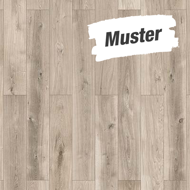 toom Muster zum Vinylboden 'Greenvinyl' Eiche grau 4 mm