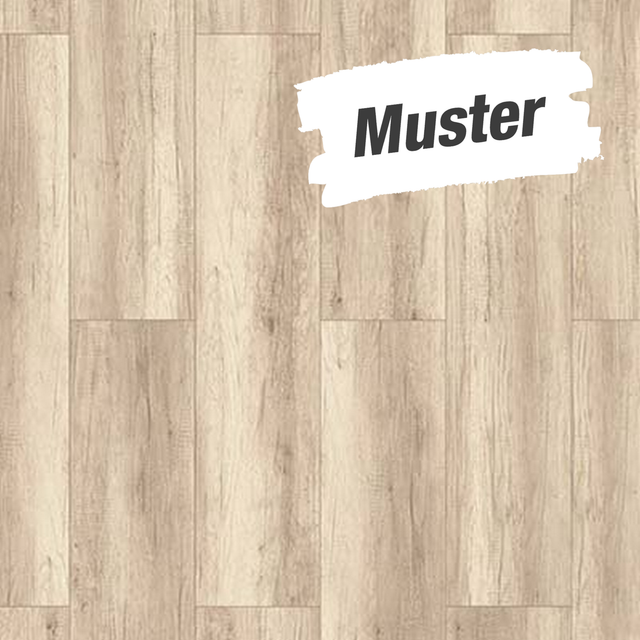 Muster zum Laminat '832-4 WR' wasserresistent Eiche hellgrau 8 mm