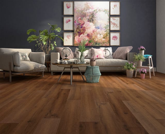 Classen Laminat '731-4' Eiche dunkel braun 7 mm