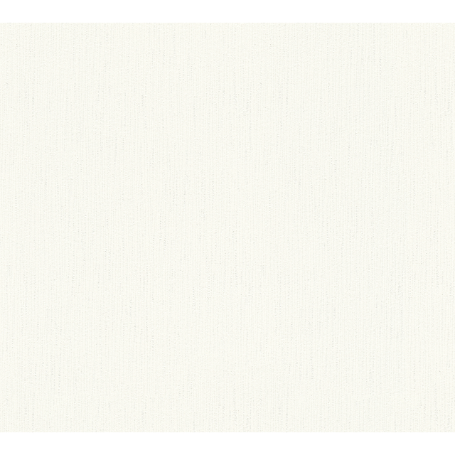 A.S. Création Vliestapete 'Shades of White' Streifen Uni weiß 0,53 x 15 m