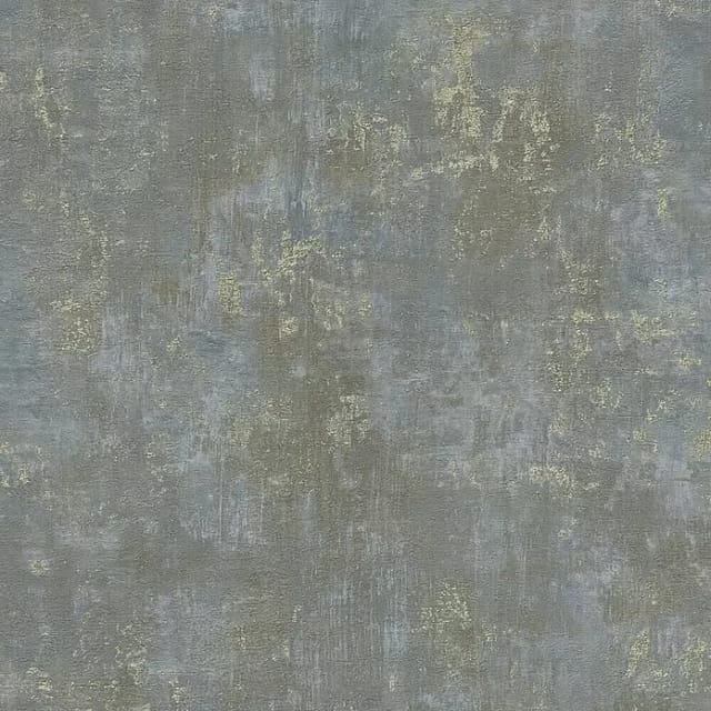 A.S. Création Vliestapete 'Stories of Life' Patina Effekt petrol/metallic-goldfarben 0,53 x 10,05 m