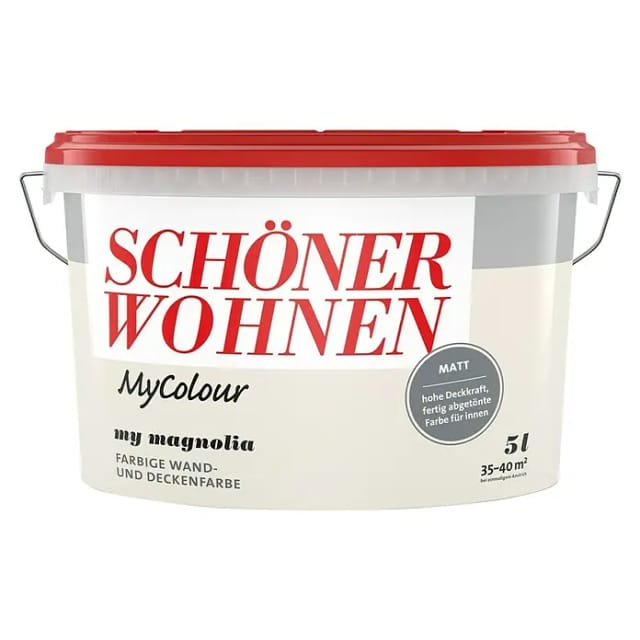 Schöner Wohnen Farbe Wandfarbe my colour 'my magnolia' hellbeige matt 5 l