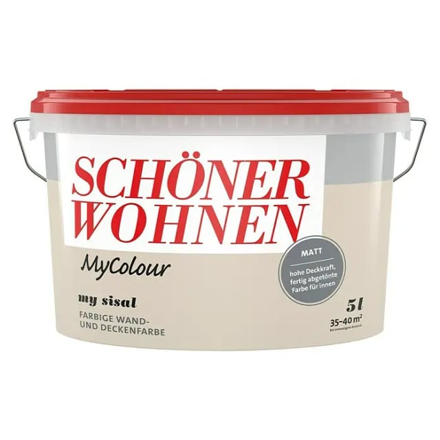 Schöner Wohnen Farbe Wandfarbe my colour 'my sisal' beige matt 5 l