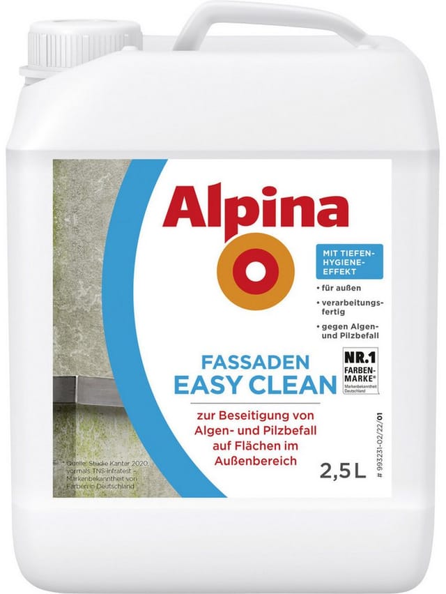 Alpina Fassadenreiniger transparent 2,5 l