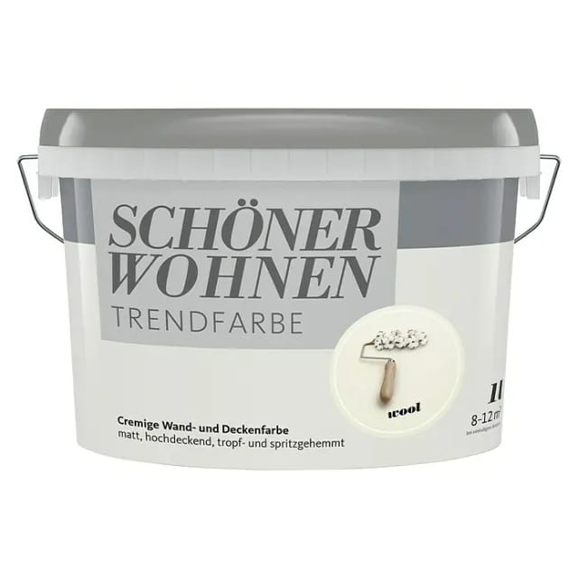 Schöner Wohnen Farbe Trendfarbe 'Wool' wollweiß matt 1 l