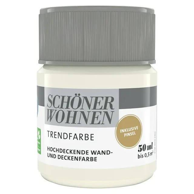 Schöner Wohnen Farbe Trendfarbe 'Wool' wollweiß matt 50 ml