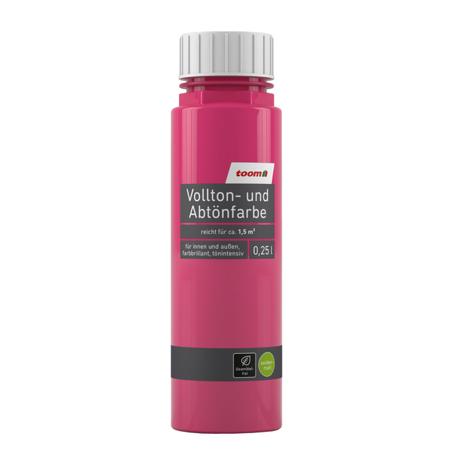 toom Voll- und Abtönfarbe pink 250 ml