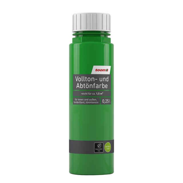toom Voll- und Abtönfarbe grasgrün 250 ml