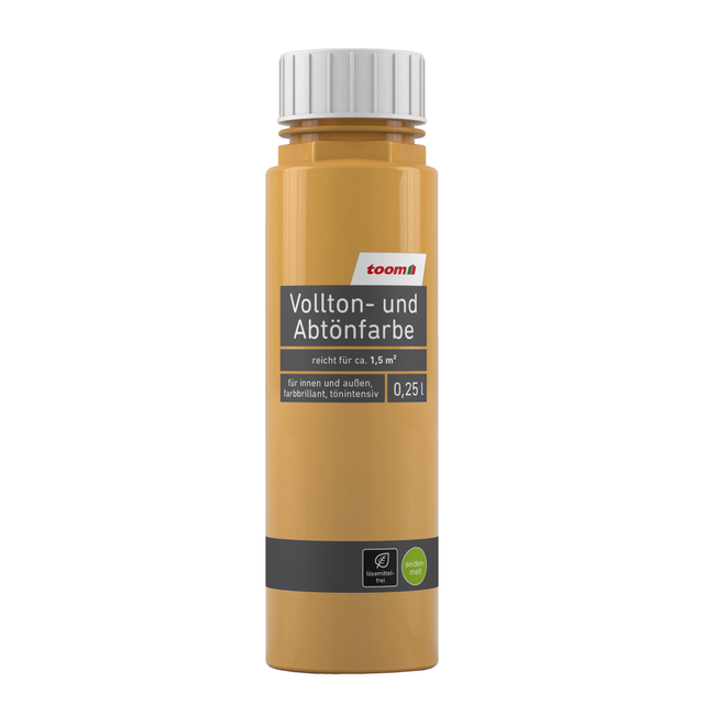 toom Voll- und Abtönfarbe ockerfarben 250 ml