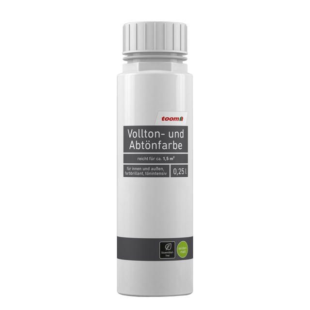 toom Voll- und Abtönfarbe weiß 250 ml