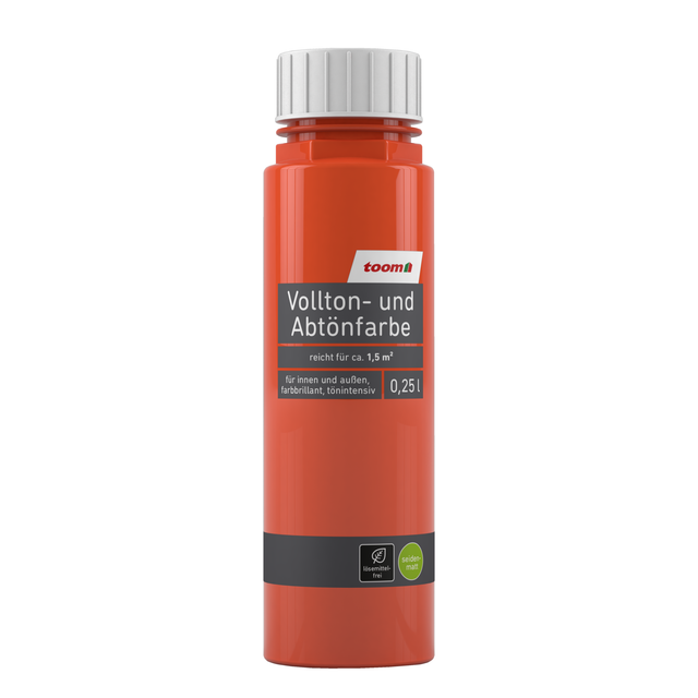 toom Voll- und Abtönfarbe orange 250 ml