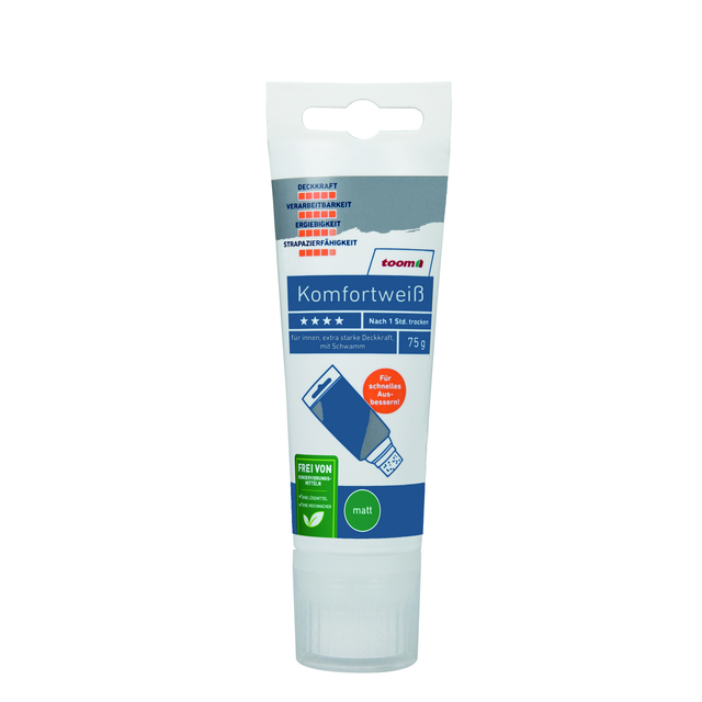 toom Komfortweiß matt 75 g