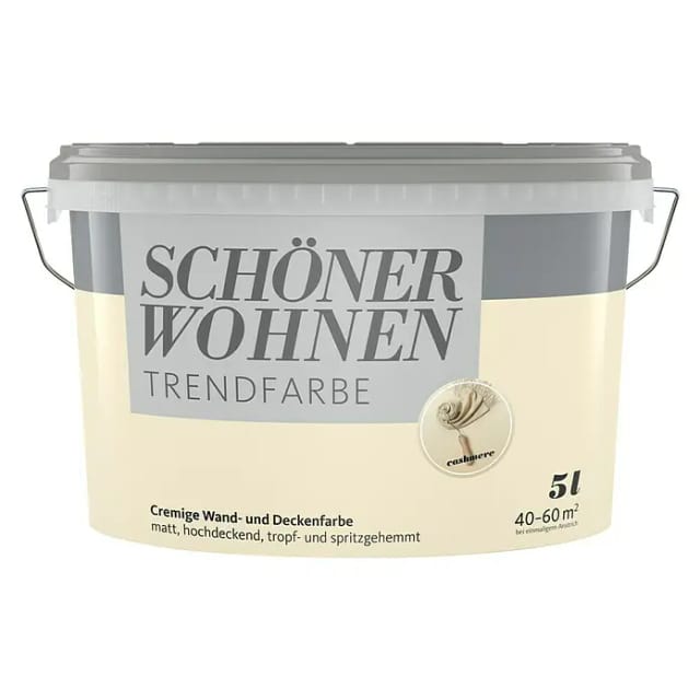 Schöner Wohnen Farbe Trendfarbe 'Cashmere' beige matt 5 l