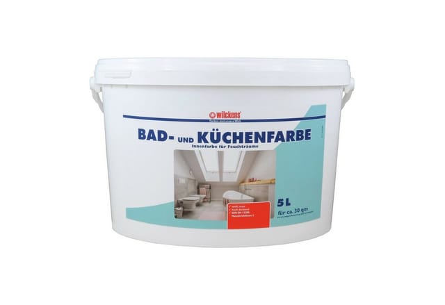 Wilckens Bad- und Küchenfarbe mattweiß 5 l