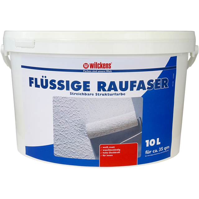 Wilckens Flüssige Raufaser mattweiß 10 l