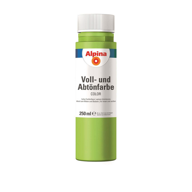 Alpina Voll- und Abtönfarbe 'Power Green' hellgrün 250 ml