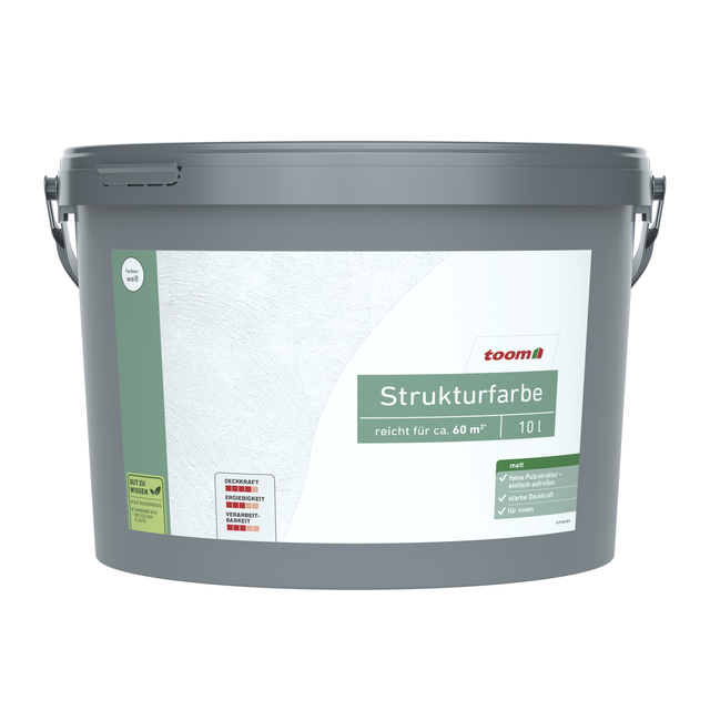 toom Strukturfarbe matt 10 l