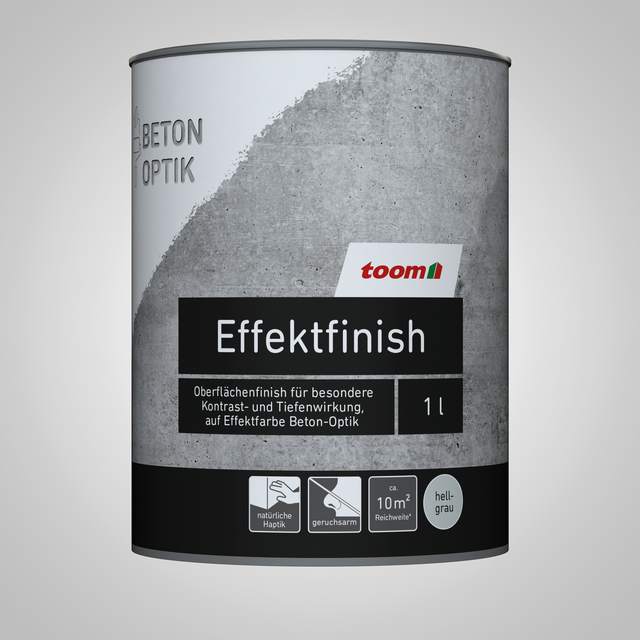 toom Effektfinish hellgrau 1 l