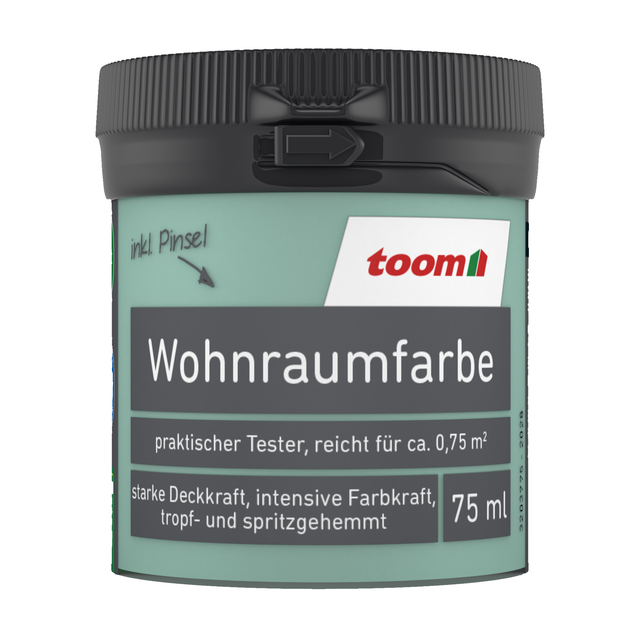 toom Wohnraumfarbe minzgrün matt 75 ml