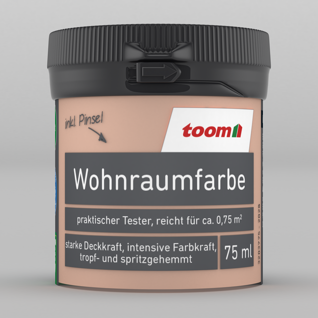 toom Wohnraumfarbe altrosa matt 75 ml