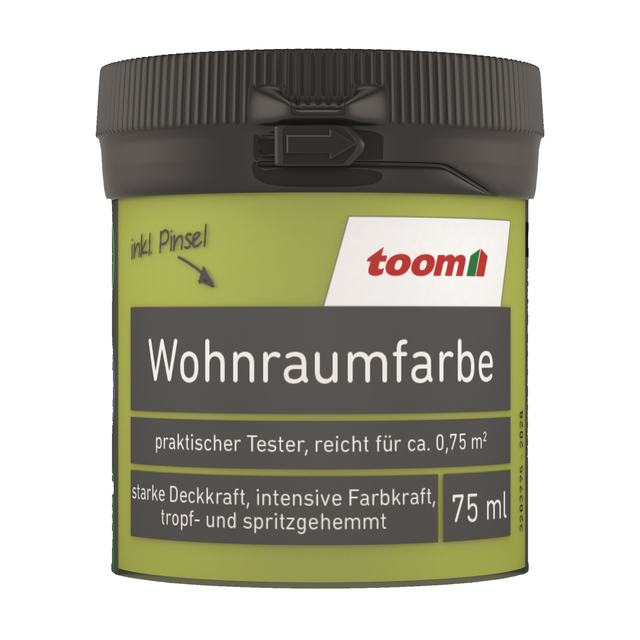 toom Wohnraumfarbe limettengrün matt 75 ml