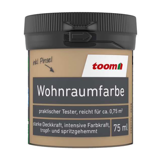 toom Wohnraumfarbe karamellfarben matt 75 ml
