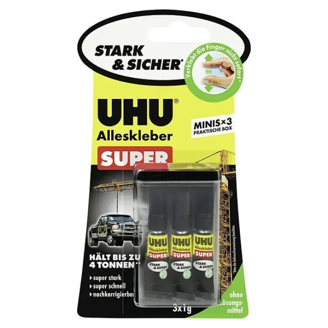Uhu Alleskleber 'Super' 3 x 1 g