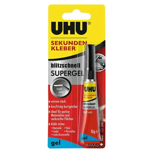 Uhu Sekundenkleber 'Supergel' 10 g