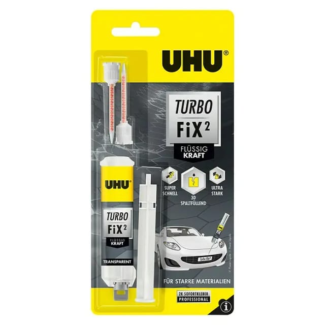 Uhu Kleber 'Turbo Fix²' flüssig Kraft transparent 10 g